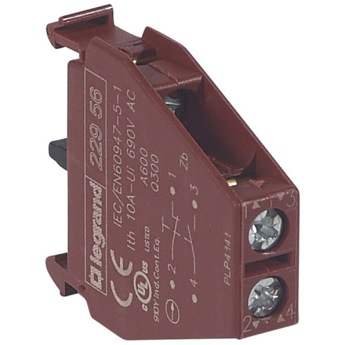 Контактный блок для головок - Osmoz - для комплектации - под винт - НО /НЗ для джойстика | 022956 | Legrand