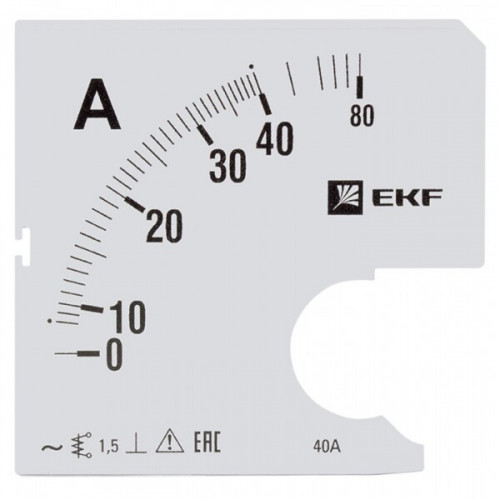Шкала сменная для A961 40/5А-1,5 EKF PROxima | s-a961-40 | EKF