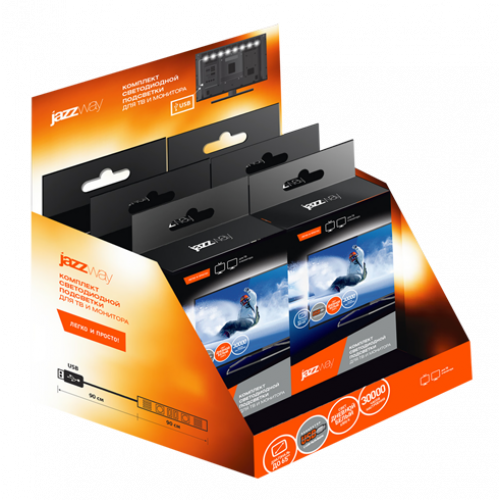 Светодиодная лента блистерная упаковка PLS-TV-USB DEMO BOX (для 10 лент!!!) | .2853431 | Jazzway
