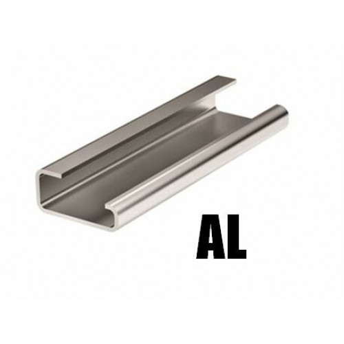 DIN-рейка алюминиевая с насечкой G1 32х15 мм | 02120AL | DKC
