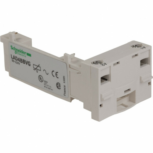 ПЕРЕХОДНИК С ПИКООГРАНИЧИТЕЛЕМ AC 50…127V | LAD4BBVG | Schneider Electric