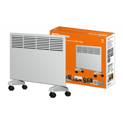 Конвектор электрический ЭК-1500, 1500 Вт, регул. мощн. (750/1500 Вт), термостат, | SQ2520-1202 | TDM