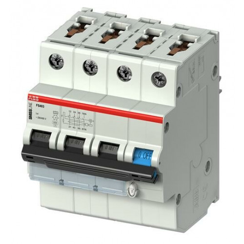 Выключатель автоматический дифференциального тока FS403 M-B6/0.03 | 2CCL564110E0065 | ABB