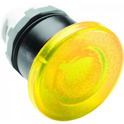 Кнопка MPM1-21Y ГРИБОК желтая (только корпус) без фиксации с под светкой 40мм | 1SFA611124R2103 | ABB