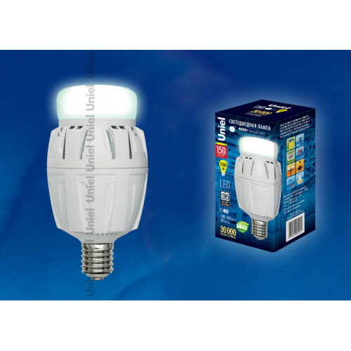 Лампа светодиодная промышленная LED-M88-150W/NW/E40/FR ALV01WH LED мощная с мат.рассеивателем. Материал корпуса алюминий. 4000К. Серия Venturo |UL-000