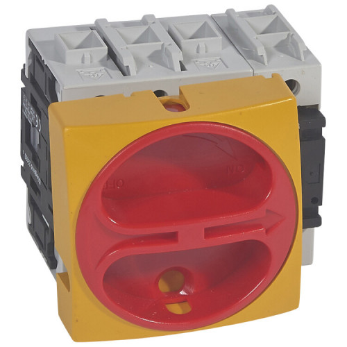 Выключатель-разъединитель - для скрытого монтажа - 4П - зажим нейтрали слева - 100 A | 022117 | Legrand
