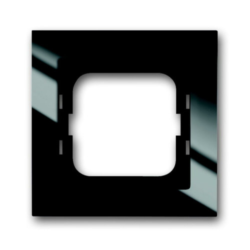 Рамка 1-постовая, для монтажа заподлицо, серия axcent, цвет черный | 1753-0-4126 | 2CKA001753A4126 | ABB
