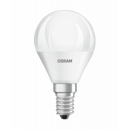 Лампа светодиодная PARATHOM P 470лм 4,9Вт 2700К E14 колба P 200° мат пластик 220-240В | 4058075593251 | OSRAM