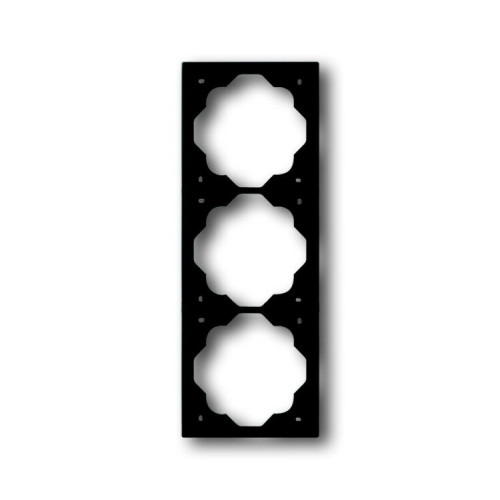 Рамка 3-постовая, серия impuls, цвет чёрный бархат | 1754-0-4426 | 2CKA001754A4426 | ABB