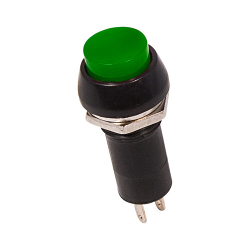 Выключатель-кнопка 250V 1А (2с) ON-OFF зеленая | 36-3032 | REXANT