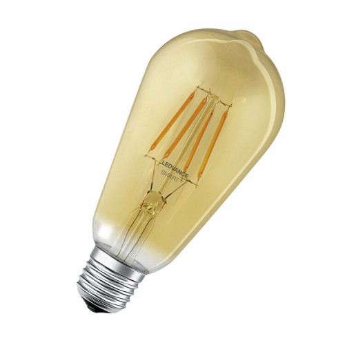 Лампа светодиодная управляемая диммируемая SMART+ Deco WiFi 540лм 6Вт 2400К E27 Edison Gold 300° дымчатое стекло 220-240В | 4058075610545 | LEDVANCE