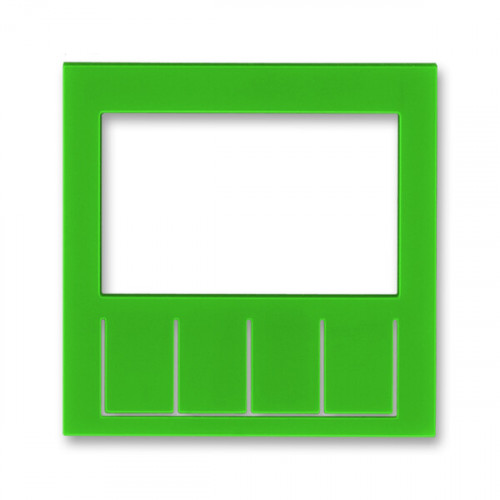 ABB Levit Зелёный / дымчатый чёрный Сменная панель на накладку терморегулятора / таймера Зелёный | ND3292H-A11 67 | 2CHH910011A8067 | ABB
