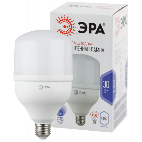 Лампа светодиодная LED 30Вт Е27 6500К smd POWER 30W-6500-E27 | Б0027004 | ЭРА