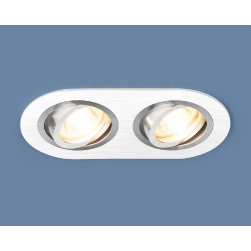 Светильник встраиваемый карданный 1061/2 MR16 WH белый округлый | a036416 | Elektrostandard