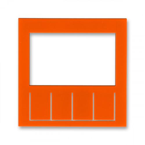 ABB Levit Оранжевый / дымчатый чёрный Сменная панель на накладку терморегулятора / таймера Оранжевый | ND3292H-A11 66 | 2CHH910011A8066 | ABB