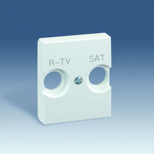 Simon 82 Накладка на телевизионную розетку R-TV+SAT, широкий модуль, S82C, алюминий | 82097-53 | Simon