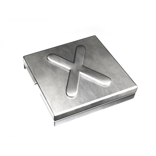 Маркировка для каб.стяжки,нерж.сталь,'X',100 шт | 7TCG009470R0104 | ABB