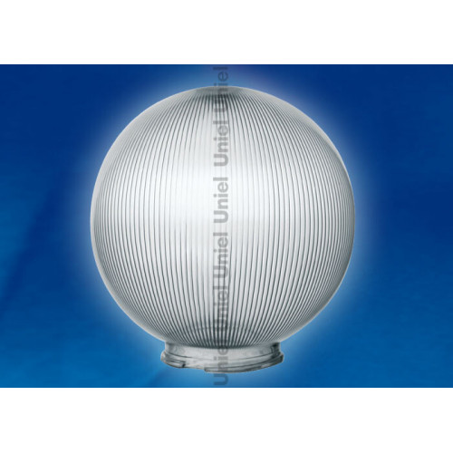 Рассеиватель для садово-паркового светильника UFP-P300В SMOKE шар сфера призма с насечками D=300мм | 08100 | Uniel