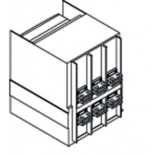 Комплект силовых выводов фиксированной части HR/VR E1.2 W FP 3шт | 1SDA073949R1 | ABB