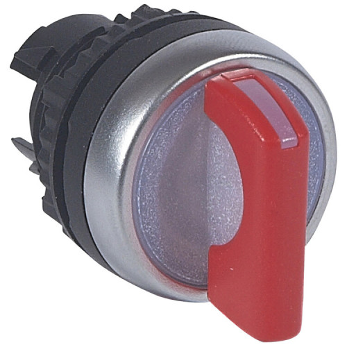 Переключатель - Osmoz - для комплектации - с подсветкой - 2 положения с фиксацией - 45° красный | 024035 | Legrand