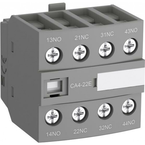 Блок контактный дополнительный CA4-04N (4НЗ) для контакторов AF09…AF38 и реле NF09…NF38 | 1SBN010140R1204 | ABB