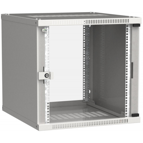 Шкаф LINEA WE 12U 550x350мм дверь стекло серый | LWE3-12U53-GF | ITK