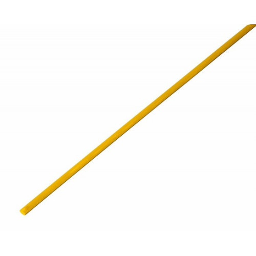 Термоусадочная трубка 1,5/0,75 мм, желтая, упаковка 50 шт. по 1 м | 20-1502 | REXANT