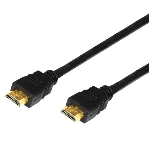 Шнур HDMI - HDMI с фильтрами, длина 2 метра (GOLD) (PVC пакет) | 17-6204 | REXANT