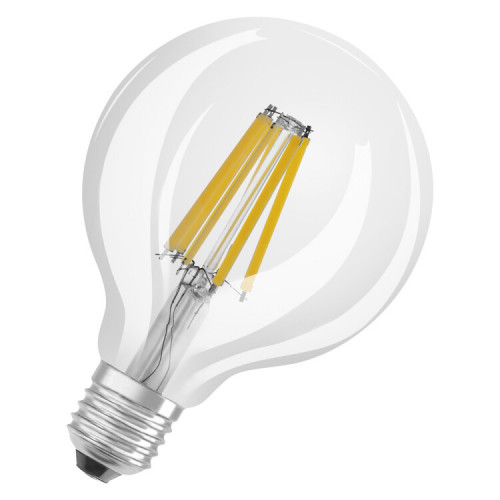 Лампа светодиодная филаментная диммируемая LED Superstar G95 1521лм 11Вт 2700К E27 колба G95 320° прозр стекло 220-240В | 4058075602953 | OSRAM