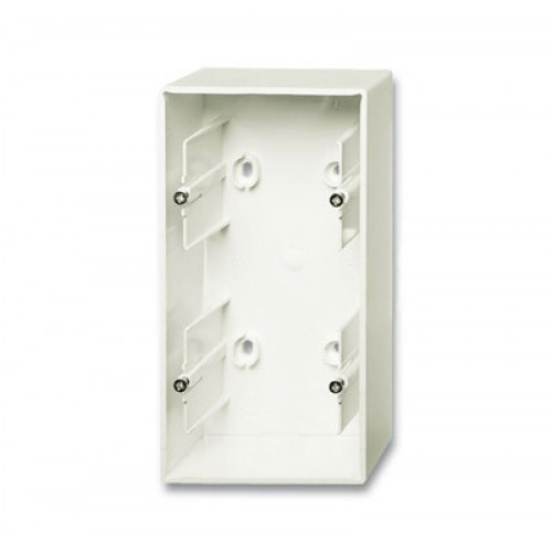 ABB Basic 55 Шале (белый) Коробка для открытого монтажа, 2-постовая | 1799-0-0969 | 2CKA001799A0969 | ABB
