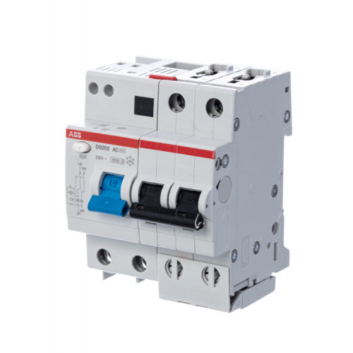 Автоматический выключатель дифференциального тока DS202 2п 50А C 30мА тип AC (4 мод) | 2CSR252001R1504 | ABB