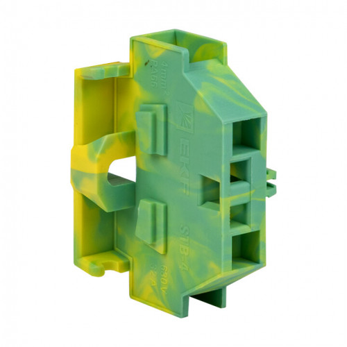 Миниклемма STB-4 32A (50 шт) желто-зеленая PROxima | stb-m-4-y-green-r | EKF