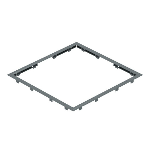 Защитная рамка для напольного покрытия для кабель-канала EBK (полиамид, серый) | 7404058 | OBO Bettermann