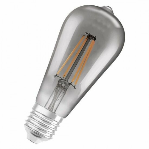 Лампа светодиодная управляемая SMART+ Filament Edison Dimmable 44 6 W/2700K E27 | 4058075486140 | LEDVANCE