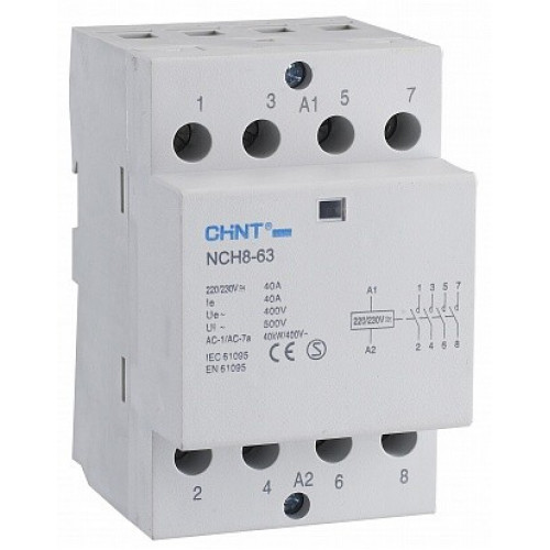 Контактор модульный NCH8-20/22 20A 2НЗ+2НО AC220/230В, 50Гц (R) | 256087 | CHINT