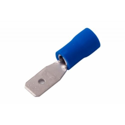 Клемма плоская изолированная штекер 2.8 мм 1.5-2.5 мм? (РПи-п 2.5-(2.8)) синяя | 08-0331 | REXANT