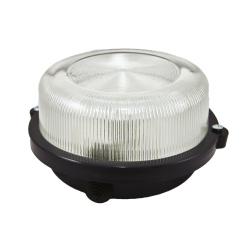 Светильник пылевлагозащищенный под лампу для ЖКХ НПП 03-005.03 У3 100Вт ЛН E27 IP54 без защитной решетки черный | SQ0311-0004 | TDM
