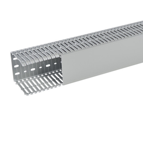 Кабель-канал (крышка + основание) Transcab - 100x100 мм - серый RAL 7030 | 636122 | Legrand