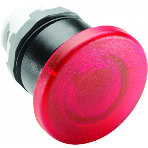 Кнопка MPM1-11R ГРИБОК красная (только корпус) без фиксации с подсветкой 40мм | 1SFA611124R1101 | ABB