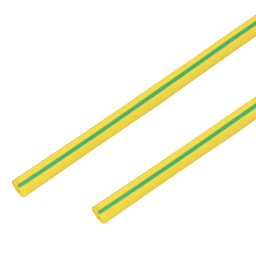 Термоусадочная трубка 16/8,0 мм, желто-зеленая, упаковка 50 шт. по 1 м | 55-1607 | PROconnect