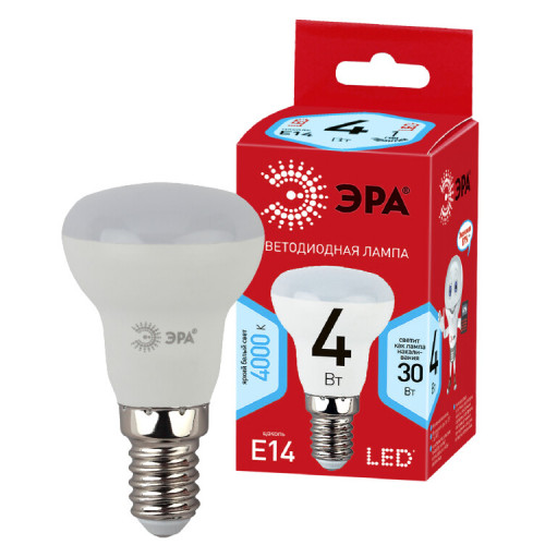 Лампа cветодиодная ECO LED R39-4W-840-E14 (диод, рефлектор, 4Вт, нейтр, E14) (10/100/7800) | Б0020632 | ЭРА