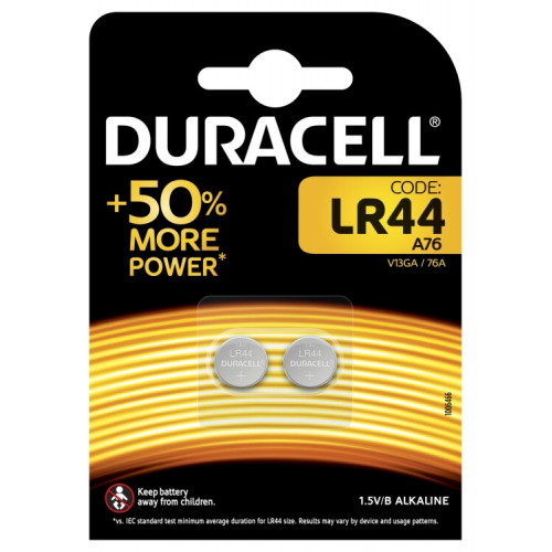 Элемент питания Duracell NEW LR44-2BL | Б0009737 | Duracell