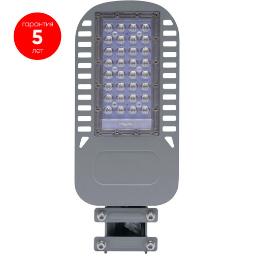 Светодиодный уличный консольный светильник SP3050 30W 4000K 230V, серый | 41263 | Feron