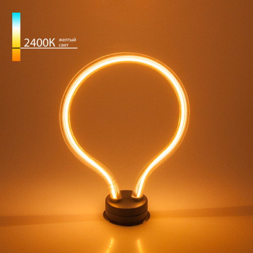 Лампа светодиодная Art filament 4W 2400K E27 round (BL150) декоративная светодиодная филаментная | a043991 | Elektrostandard
