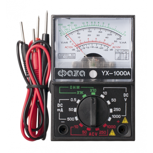 Мультиметр аналоговый YX-1000A | 5000537 | ФАZА