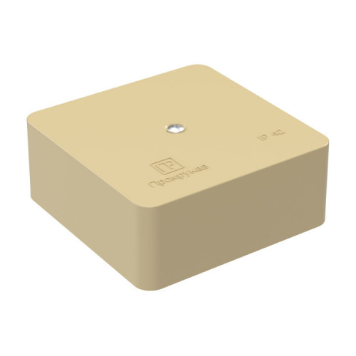 Коробка универсальная для кабель-канала безгалогенная (HF) сосна 75х75х30 (90шт/кор) IP42 | 40-0450-1001 | Промрукав