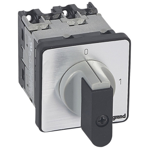Выключатель - положение вкл/откл - PR 12 - 3П - 3 контакта - крепление на дверце | 027402 | Legrand