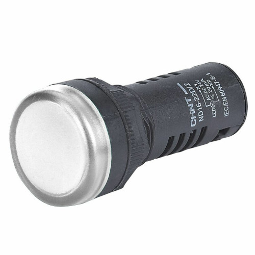 Индикатор ND16-22D/2C белый, встр. резистор, IP65 АС/DC230В (R) | 828017 | CHINT