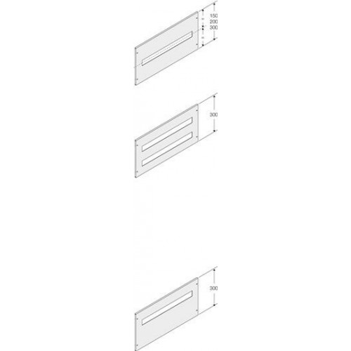 Комплект на 12 мод.DIN H=150мм W=400мм|1STQ008044A0000 | ABB