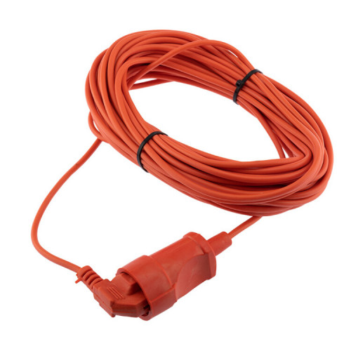 Шнур-удлинитель 20 метров оранжевый ПВС 2х0.75 мм? (6 А/1300 Вт) | 11-7641 | PROconnect